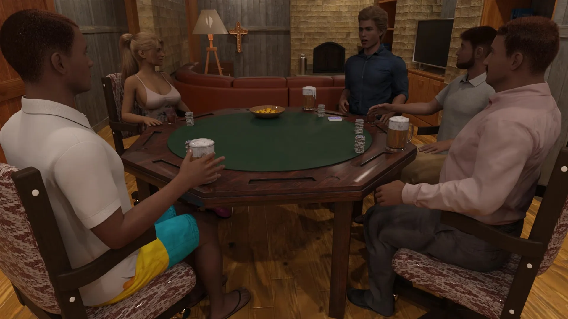 Meet the New Neighbors gameplay screenshot 2 (Ren'Py adult game) by Chaosguy – free download