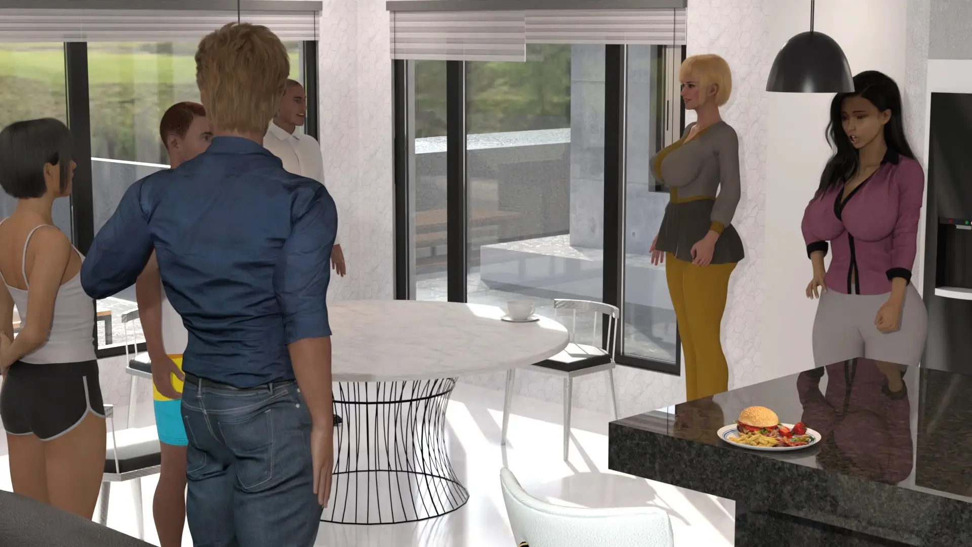Meet the New Neighbors gameplay screenshot 6 (Ren'Py adult game) by Chaosguy – free download
