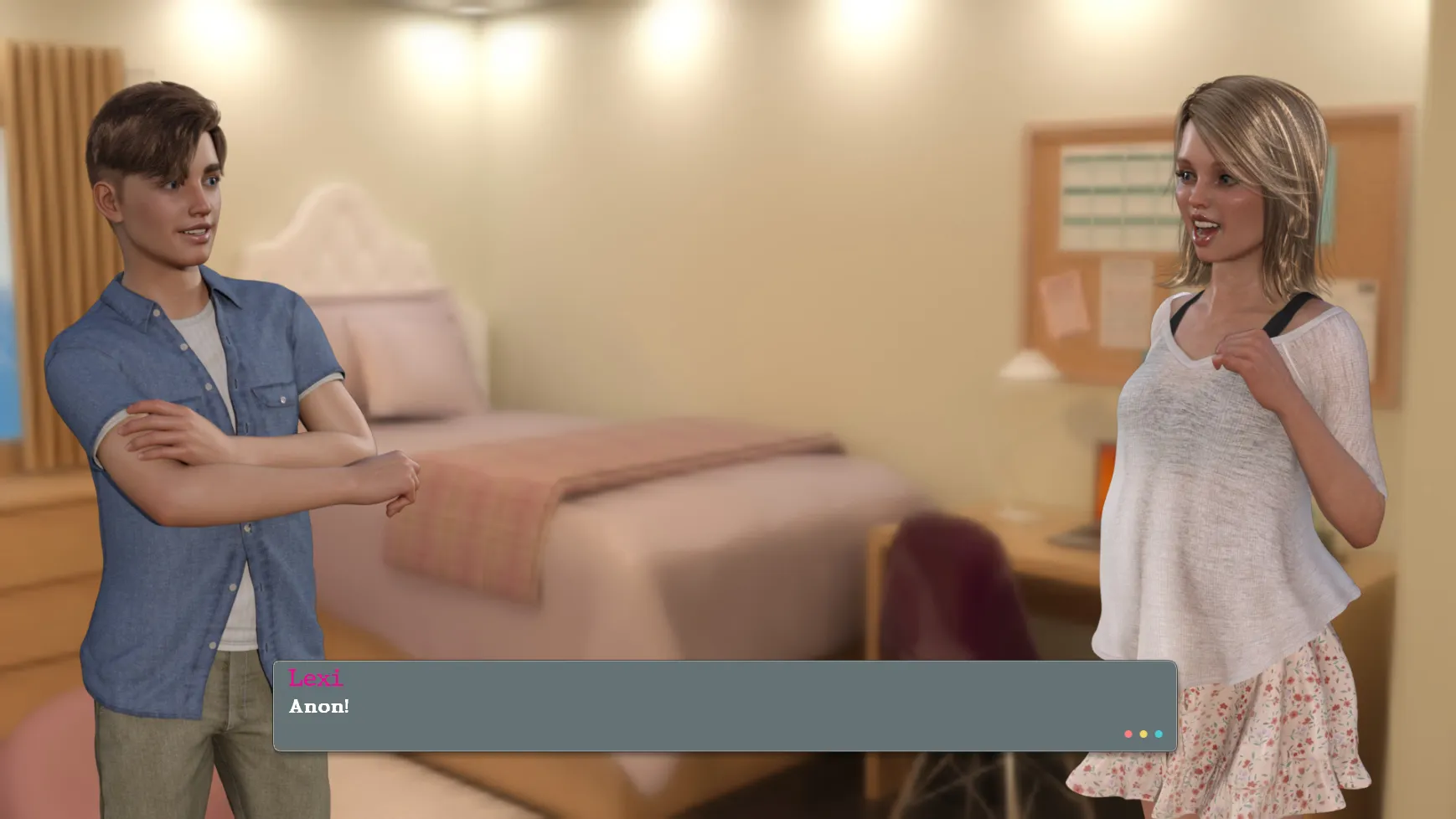 Campus Confidential gameplay screenshot 2 (Ren'Py adult game) by Campus Confidential – free download