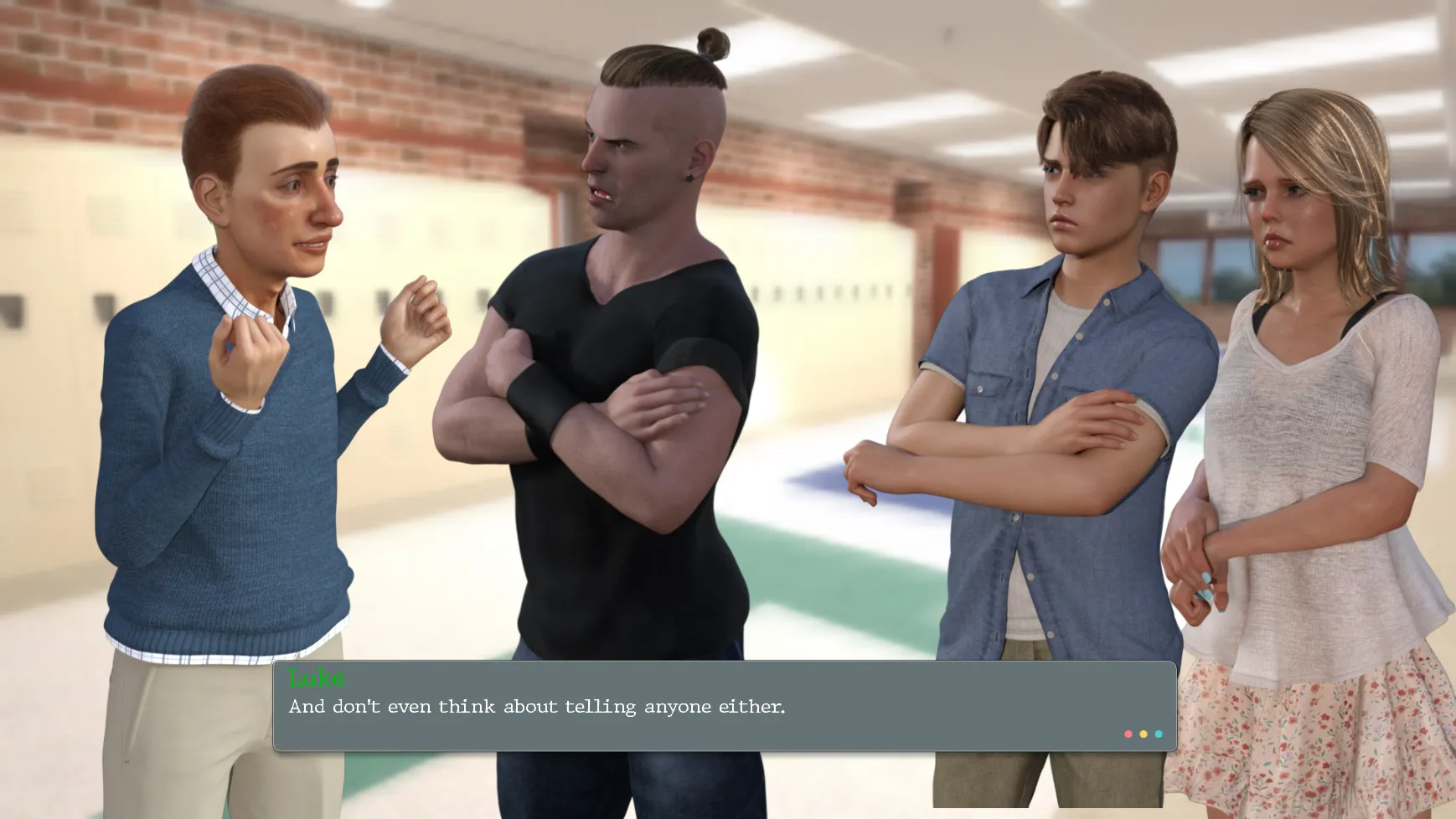 Campus Confidential gameplay screenshot 4 (Ren'Py adult game) by Campus Confidential – free download