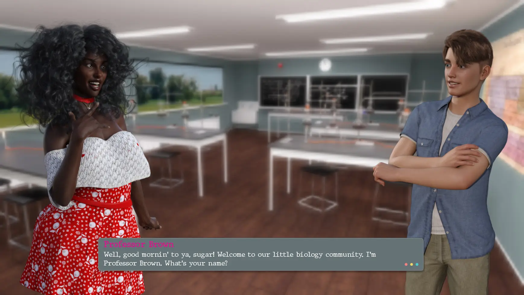 Campus Confidential gameplay screenshot 11 (Ren'Py adult game) by Campus Confidential – free download