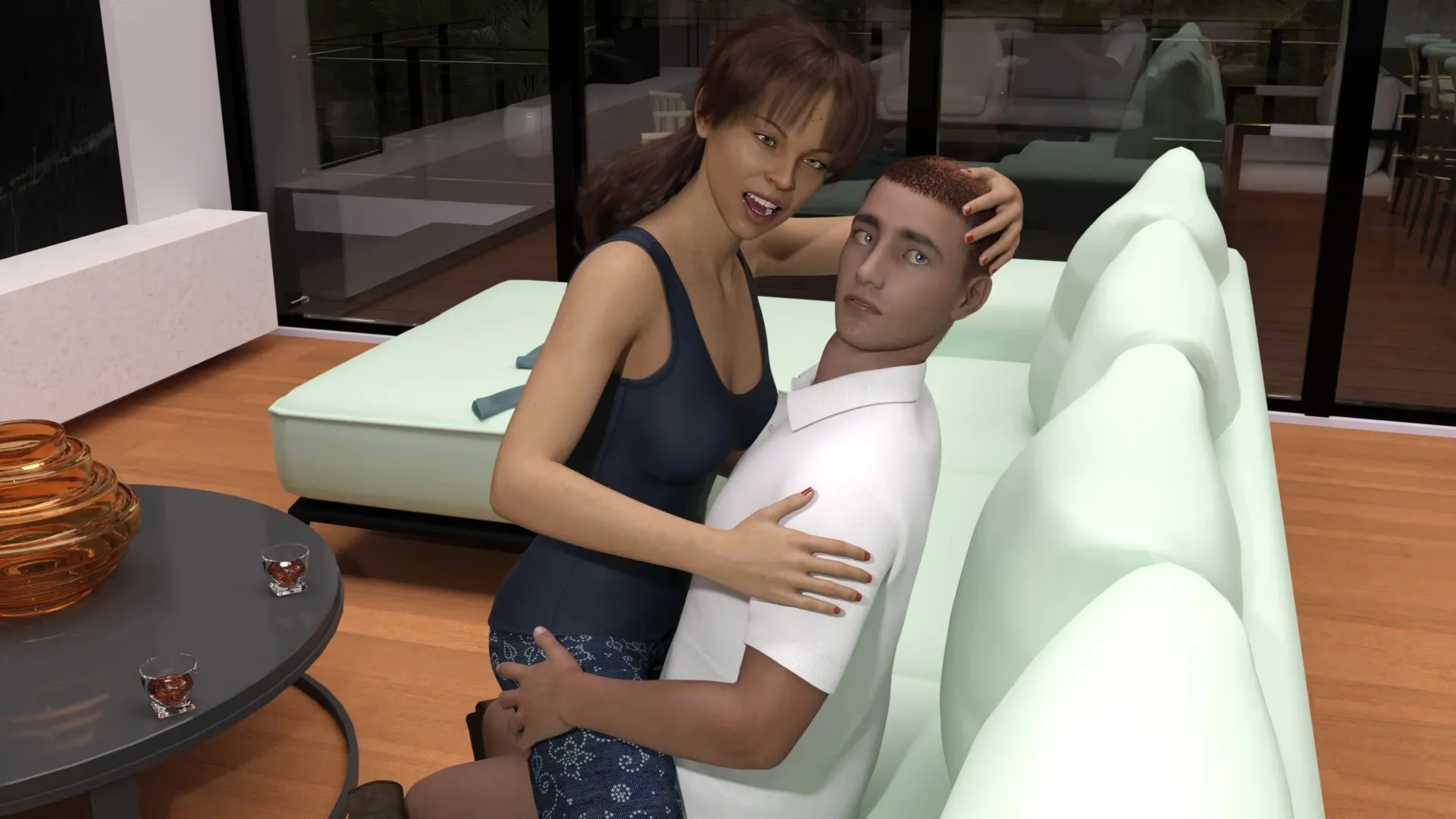 Meet the New Neighbors gameplay screenshot 11 (Ren'Py adult game) by Chaosguy – free download