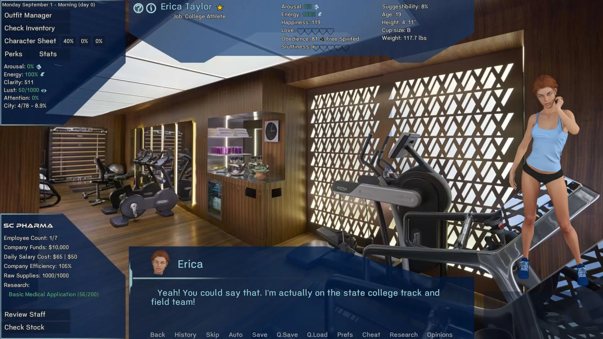 Lab Rats 2 – Reformulate gameplay screenshot 1 (Ren'Py adult game) by Tristim/LZ_Starbuck/Trollden – free download