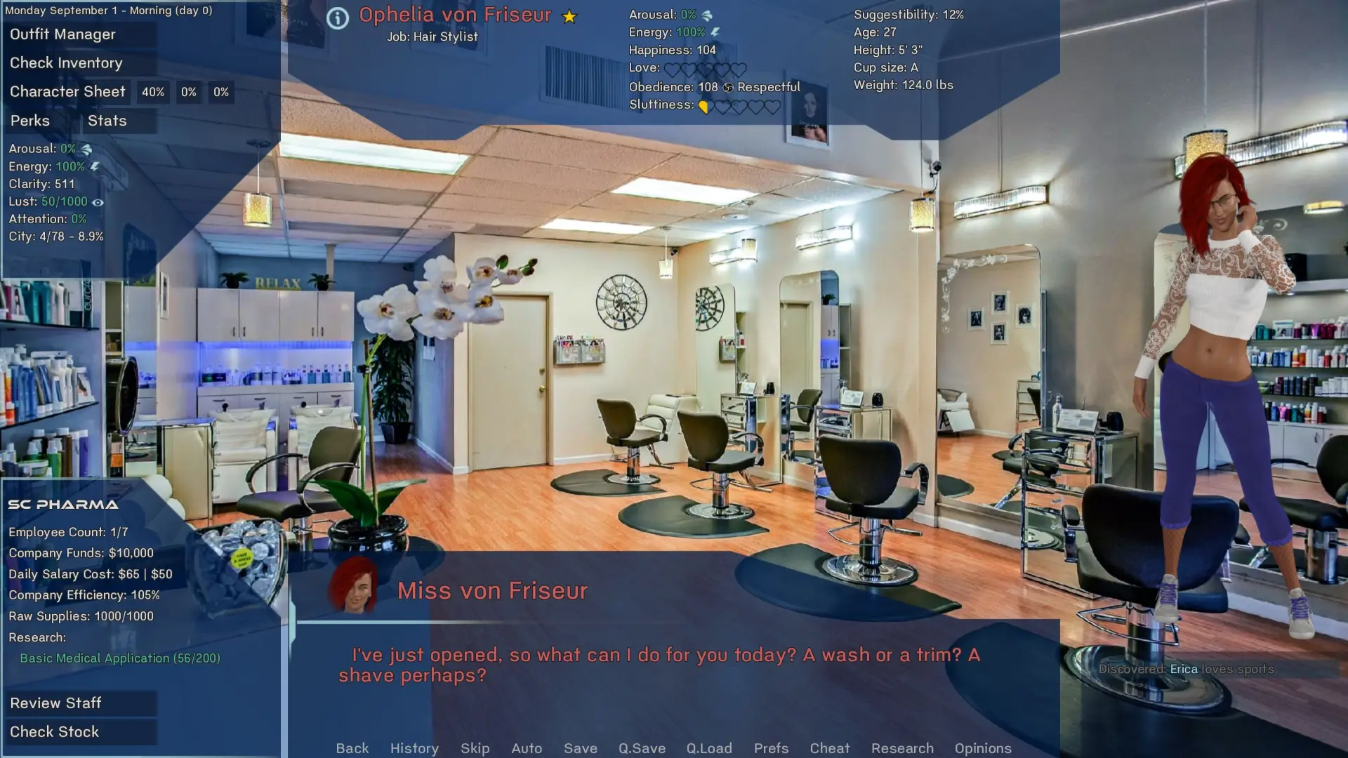 Lab Rats 2 – Reformulate gameplay screenshot 6 (Ren'Py adult game) by Tristim/LZ_Starbuck/Trollden – free download
