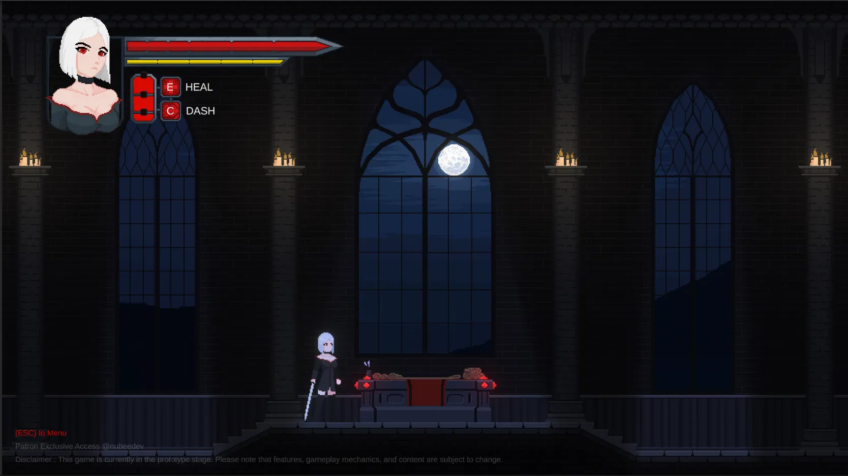 Vampire’s Knight gameplay screenshot 6 (Unity adult game) by NubeeDev – free download