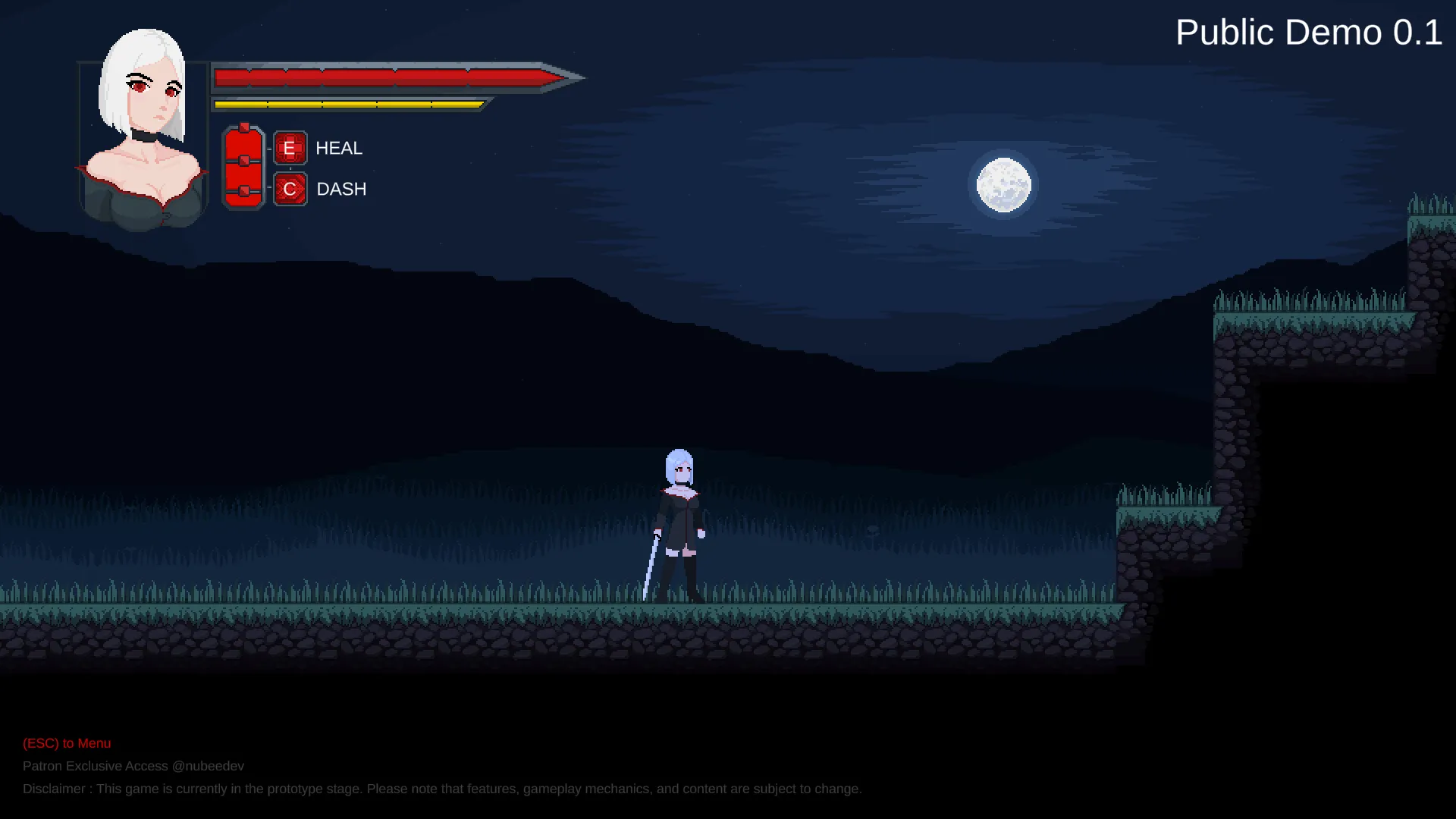 Vampire’s Knight gameplay screenshot 1 (Unity adult game) by NubeeDev – free download