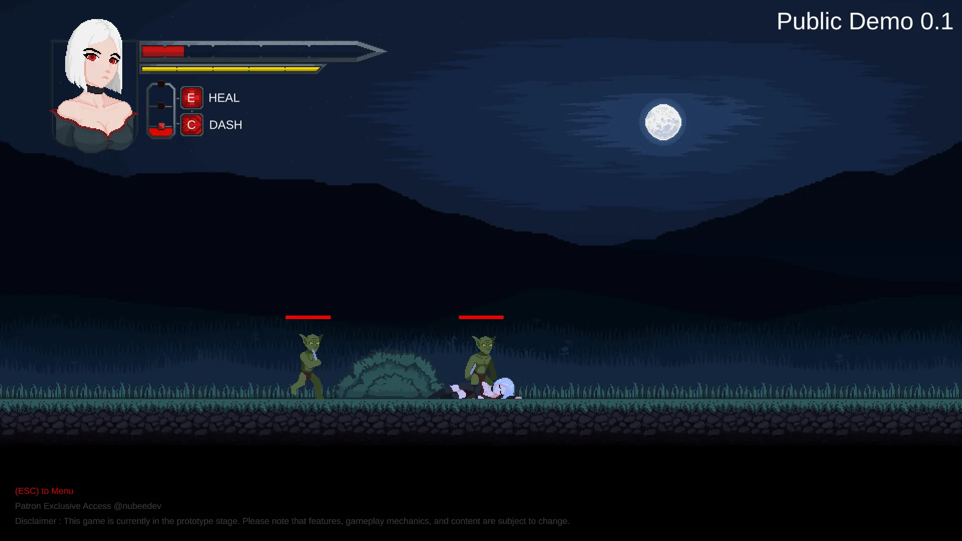 Vampire’s Knight gameplay screenshot 3 (Unity adult game) by NubeeDev – free download