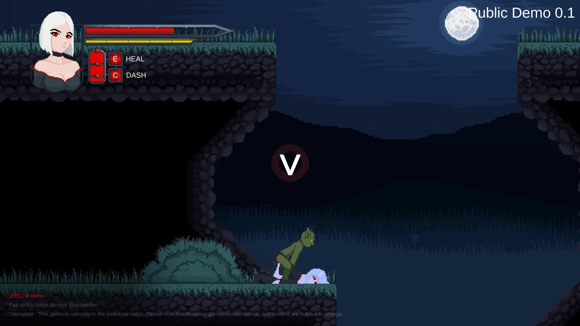 Vampire’s Knight gameplay screenshot 2 (Unity adult game) by NubeeDev – free download