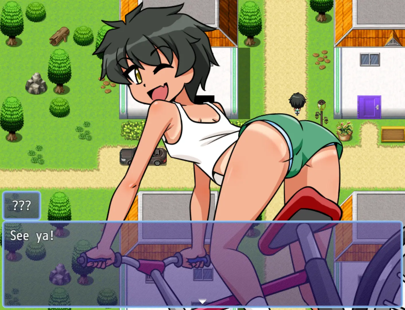 May’s Summer Vacation gameplay screenshot 1 (RPGM adult game) by Otchakun – free download