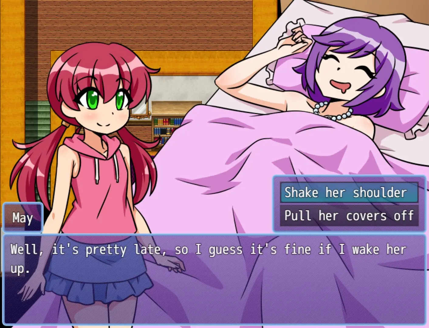 May’s Summer Vacation gameplay screenshot 3 (RPGM adult game) by Otchakun – free download
