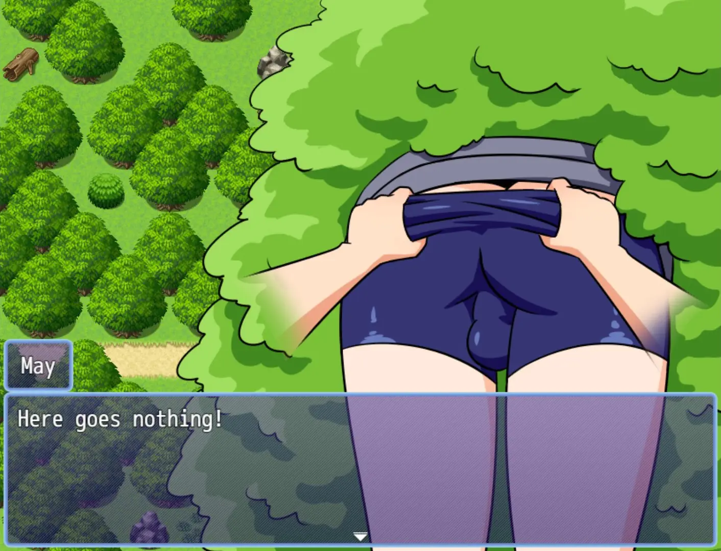 May’s Summer Vacation gameplay screenshot 7 (RPGM adult game) by Otchakun – free download