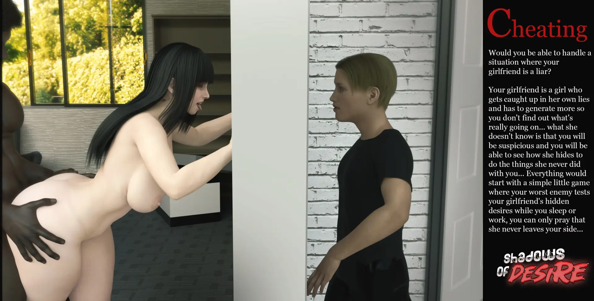 Shadows of Desire gameplay screenshot 14 (Ren'Py adult game) by Shamantr – free download