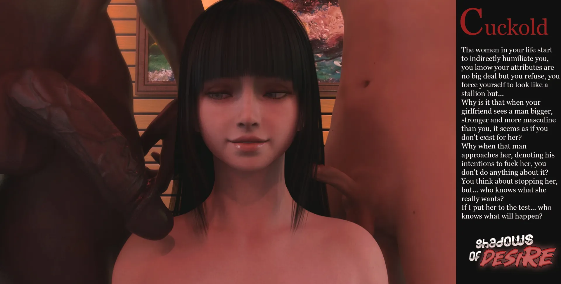 Shadows of Desire gameplay screenshot 9 (Ren'Py adult game) by Shamantr – free download
