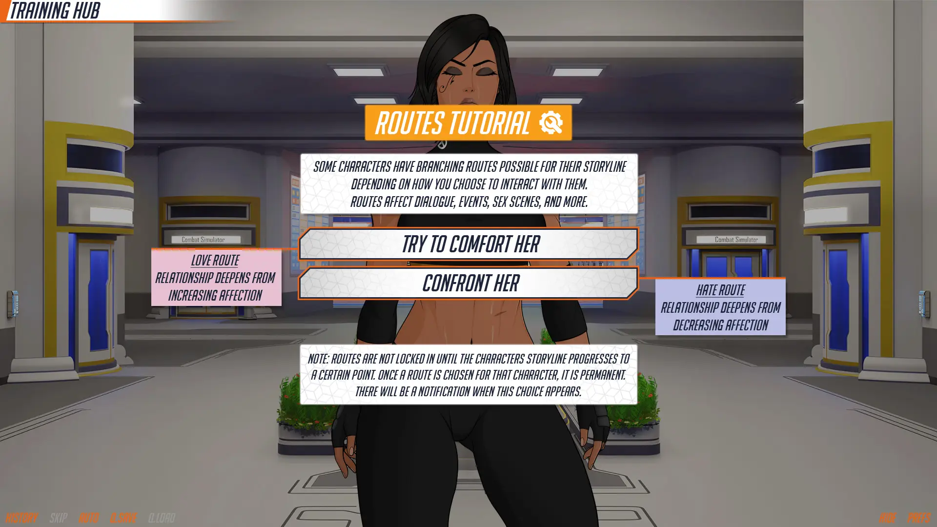 Haremwatch gameplay screenshot 8 (Ren'Py adult game) by Gachapen Games – free download
