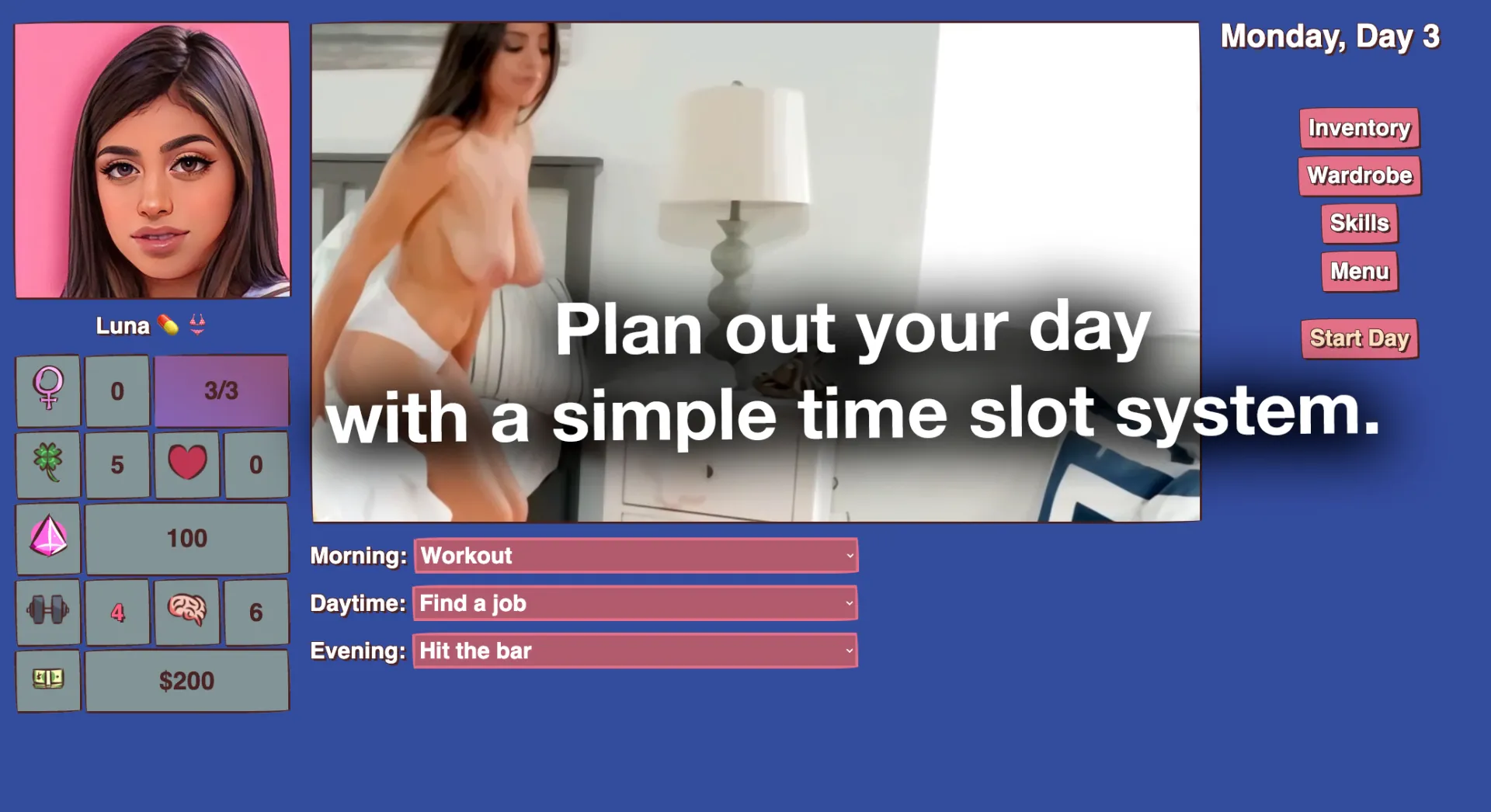 X-Change™ Life gameplay screenshot 5 (HTML adult game) by Aphrodite – free download