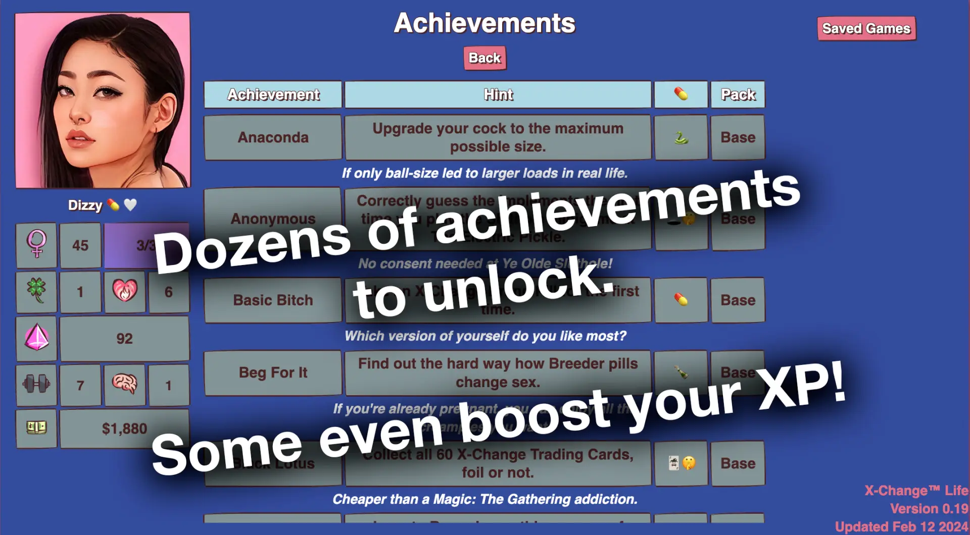 X-Change™ Life gameplay screenshot 10 (HTML adult game) by Aphrodite – free download