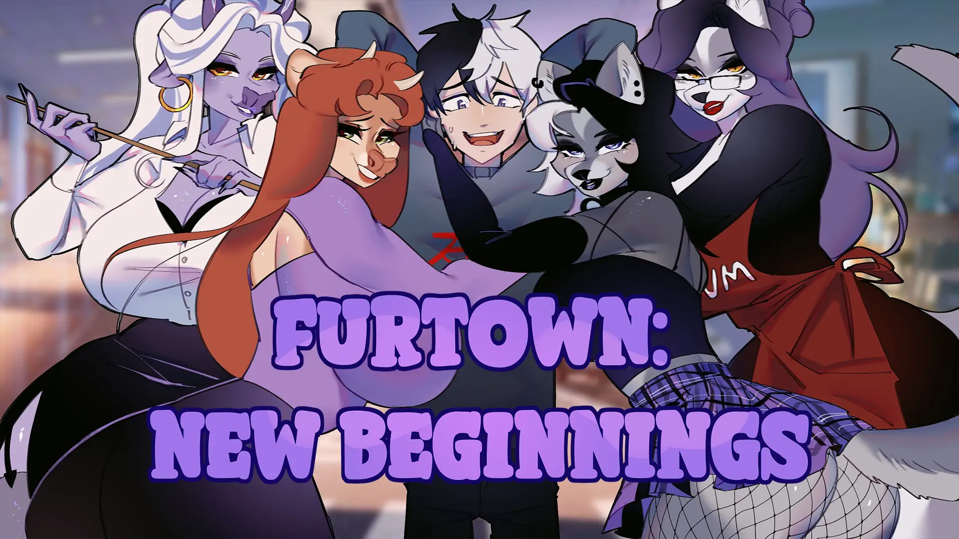 Furtown: New Beginnings cover 0.23 – Ren'Py adult game by BisCreates Studio free download