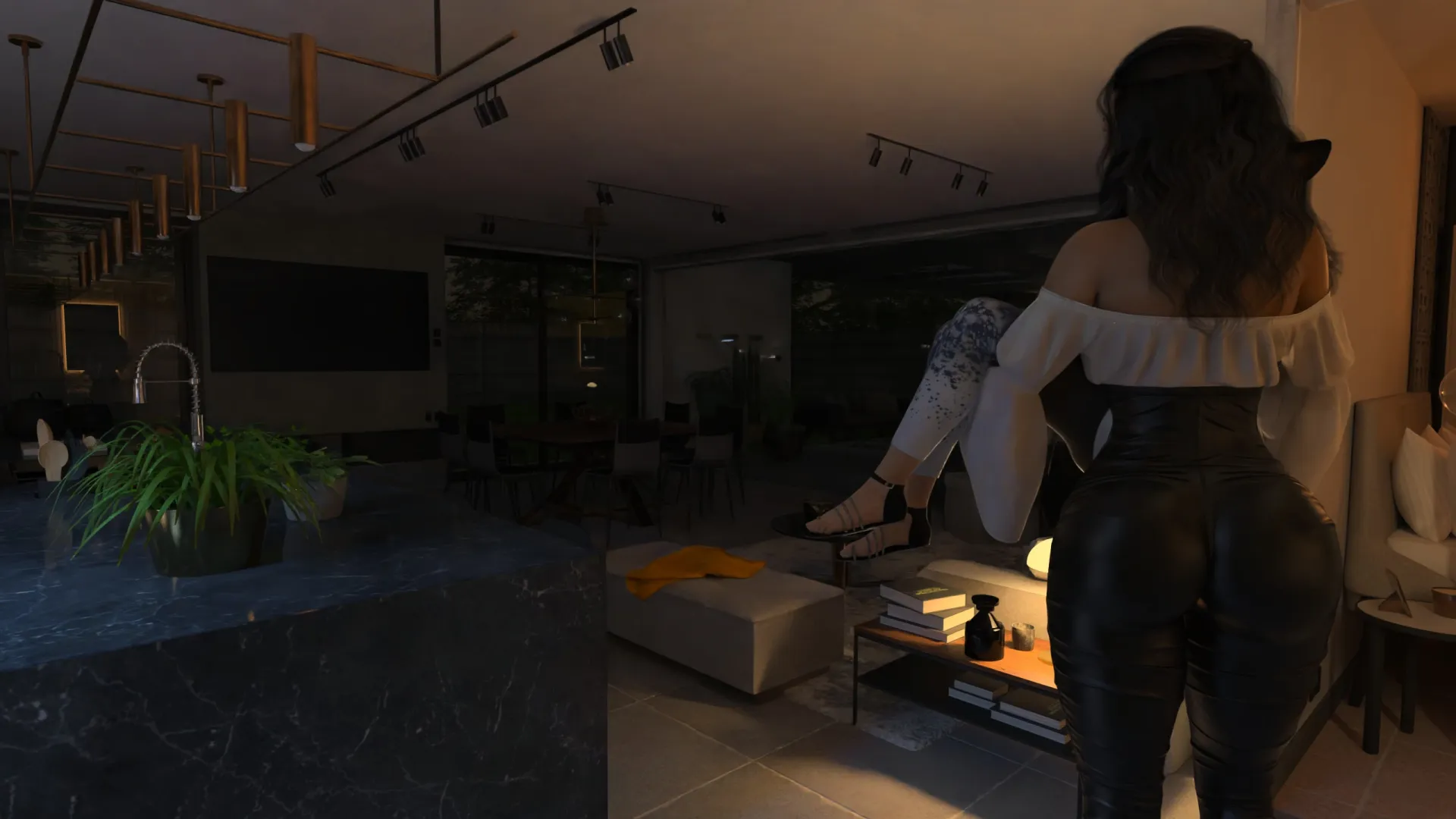 Paracosmic Reality gameplay screenshot 5 (Ren'Py adult game) by Jiggly Stone Studios – free download