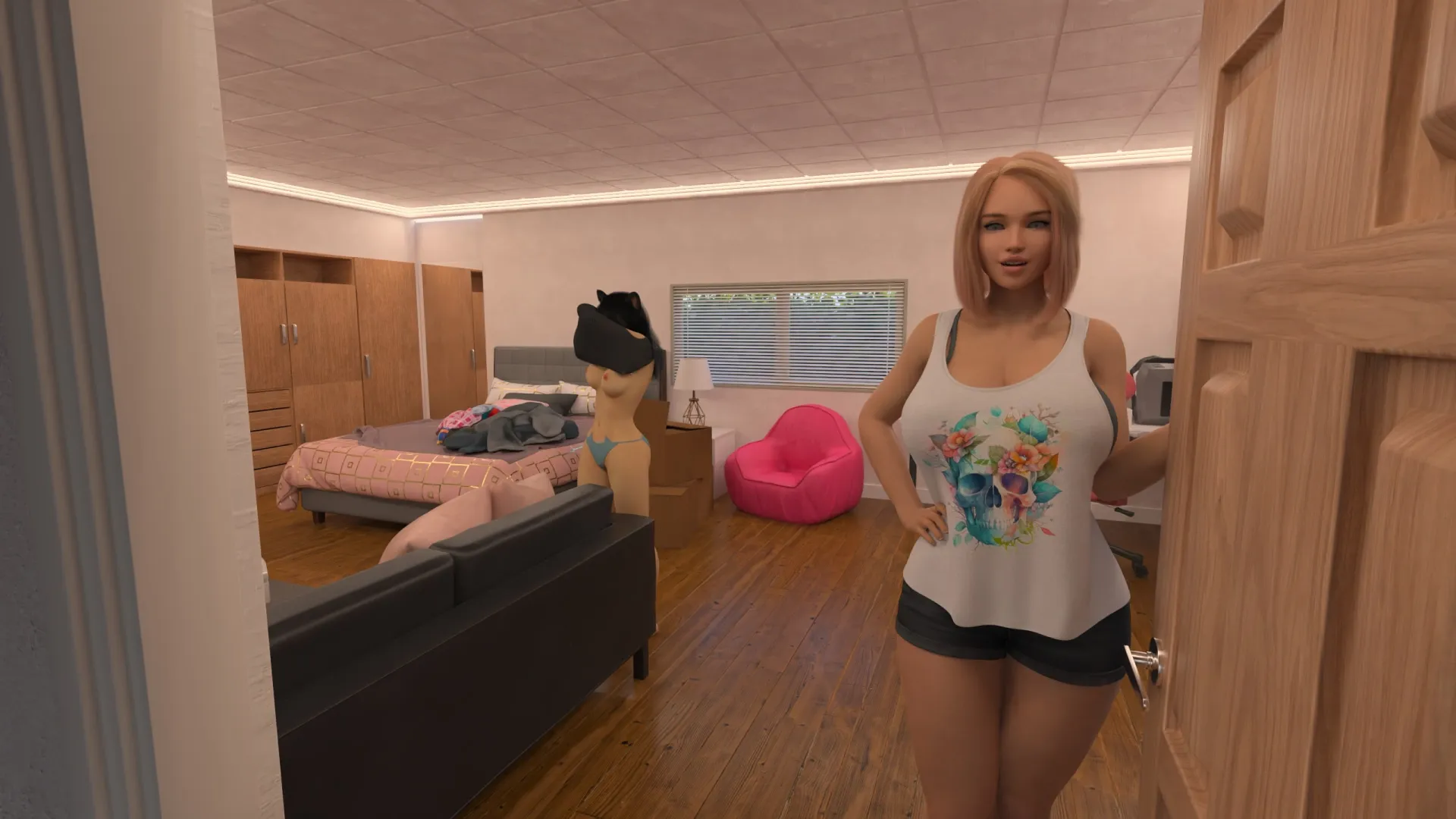Paracosmic Reality gameplay screenshot 11 (Ren'Py adult game) by Jiggly Stone Studios – free download