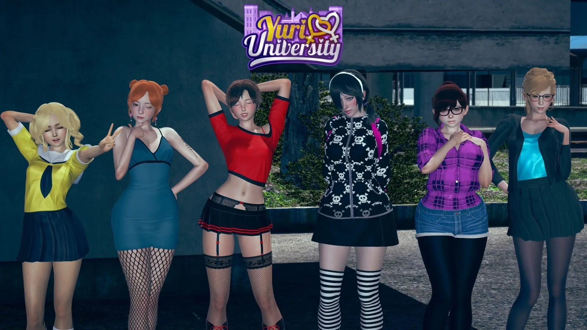 Yuri University gameplay screenshot 13 (Ren'Py adult game) by Chekkin Games – free download