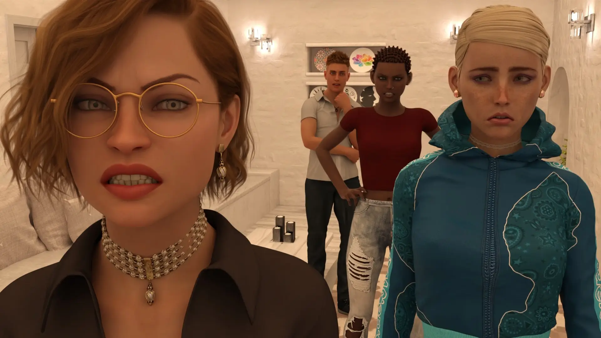 Perv’s Hotel, Lust from Sweden gameplay screenshot 3 (Others adult game) by Lewd Raccoon Games – free download