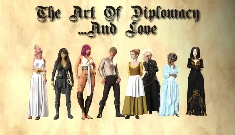 The Art of Diplomacy and… Love cover 0.19 – Ren'Py adult game by DS23Games free download