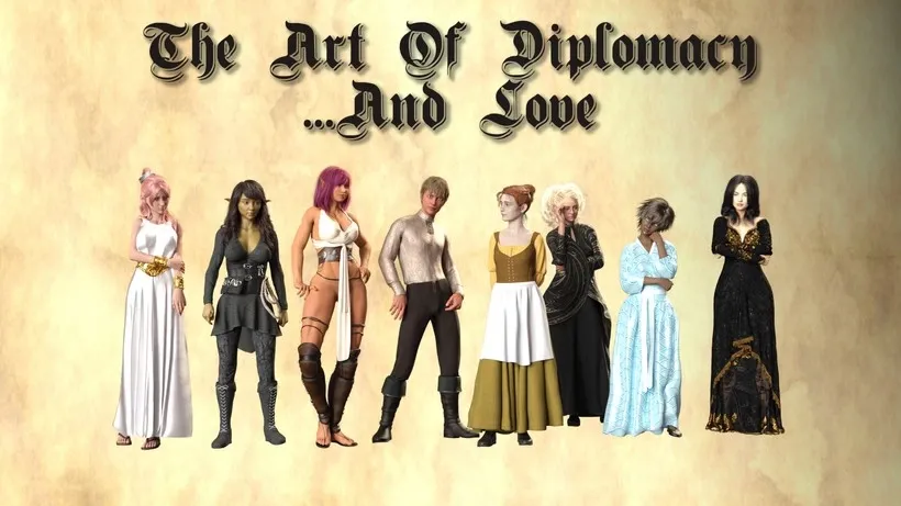 The Art of Diplomacy and… Love cover 0.19 – Ren'Py adult game by DS23Games free download