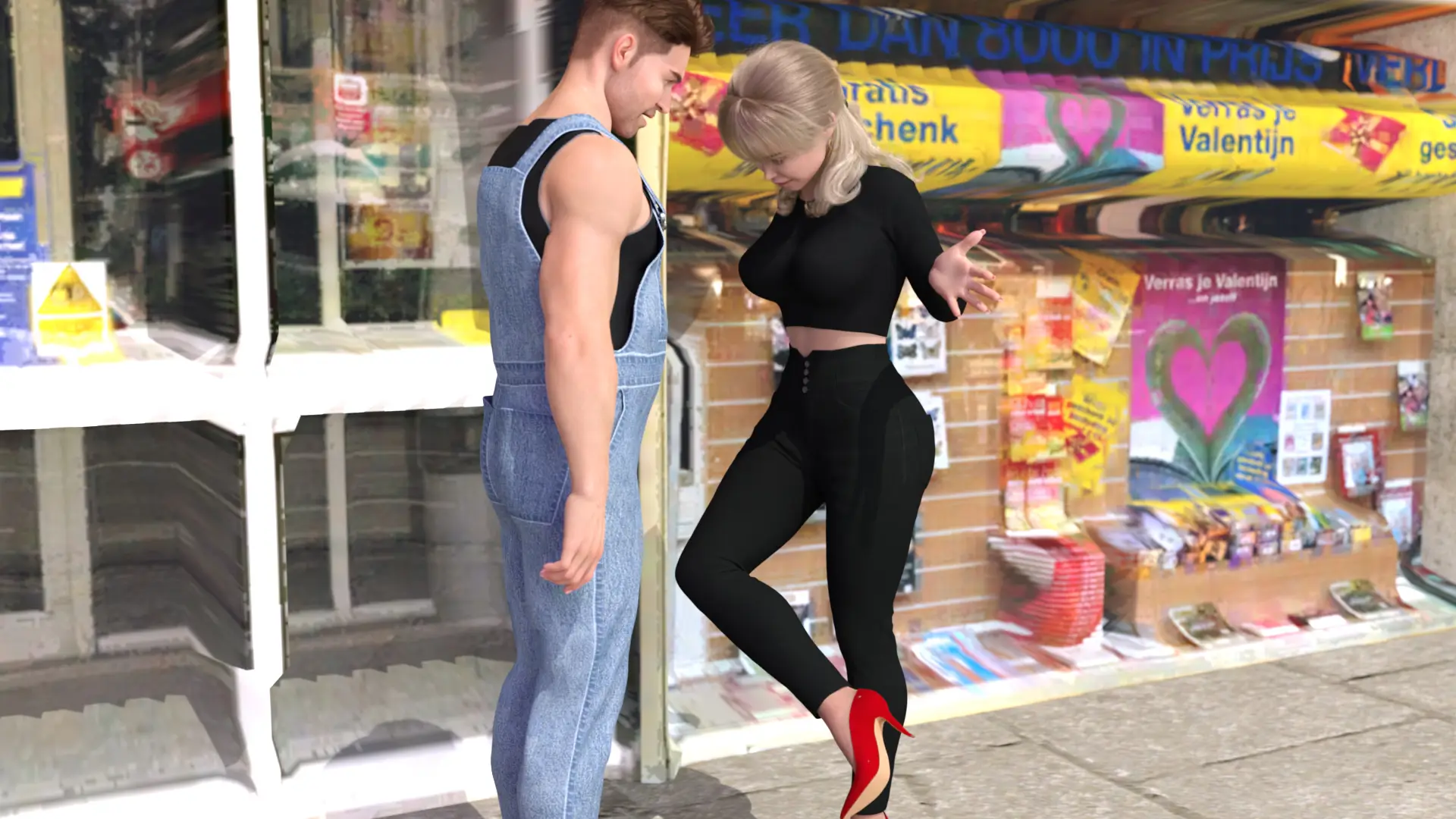 Girlfriend gameplay screenshot 4 (Ren'Py adult game) by Erotic Drop – free download