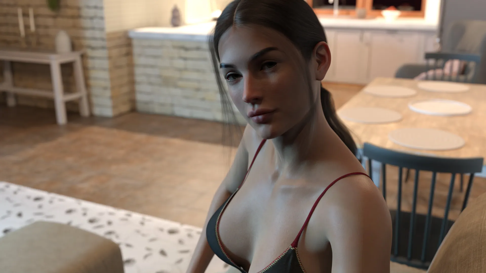 Sara – Oh Daddy Part 2 gameplay screenshot 7 (Ren'Py adult game) by Nightaku – free download