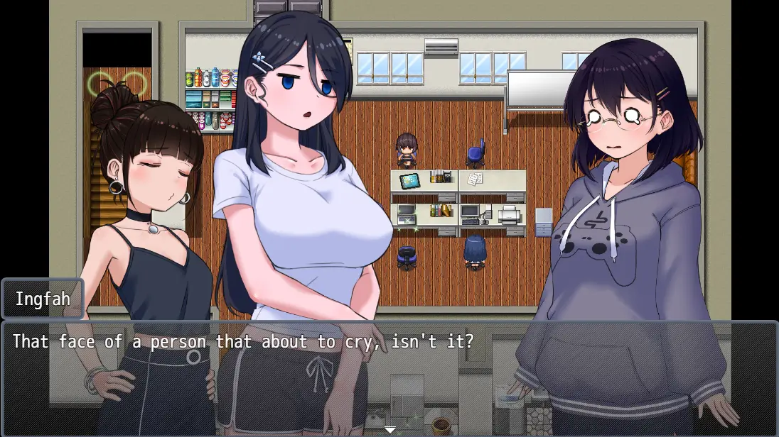 Developer Ecstasy gameplay screenshot 4 (RPGM adult game) by Juicy Nuggets – free download
