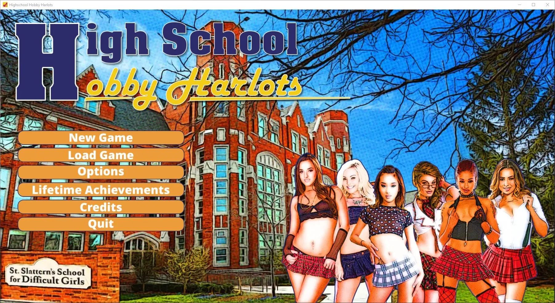 High School Hobby Harlots gameplay screenshot 2 (Ren'Py adult game) by Hobby Harlot Games – free download