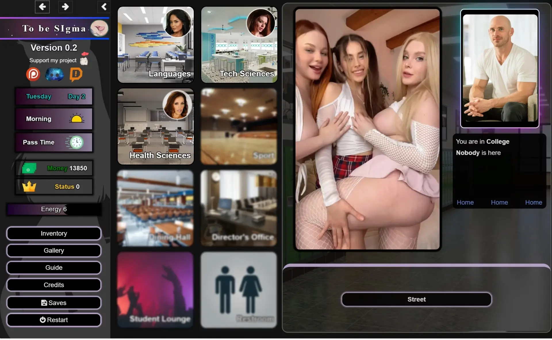 To Be SIgma gameplay screenshot 1 (HTML adult game) by TobeSIgma – free download