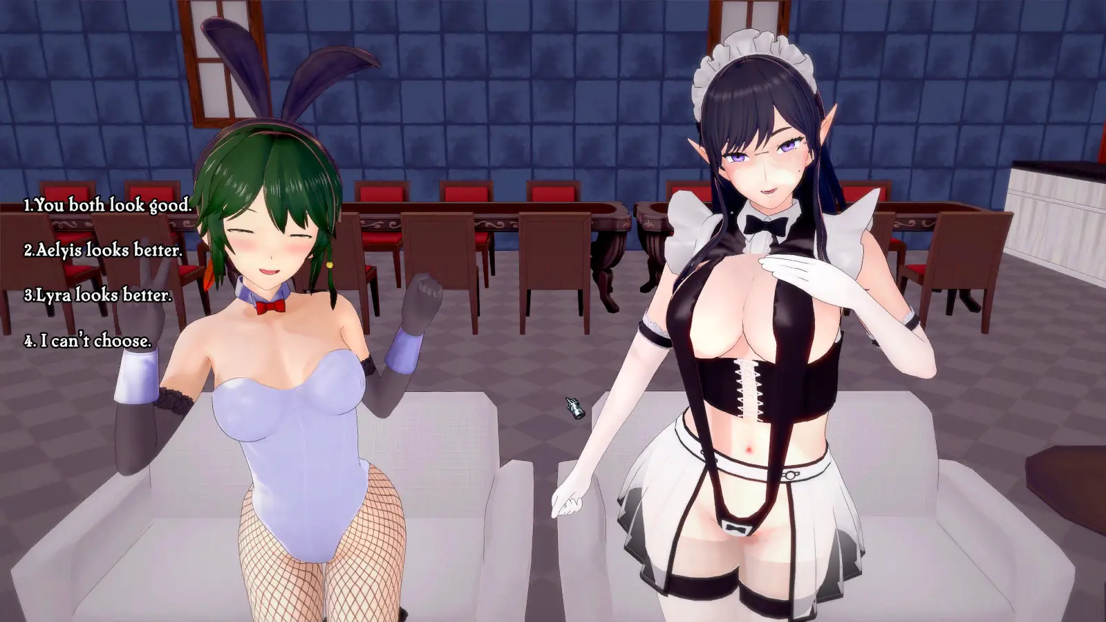 Harem Party Adventures gameplay screenshot 6 (Unity adult game) by AssmodeusDEV – free download
