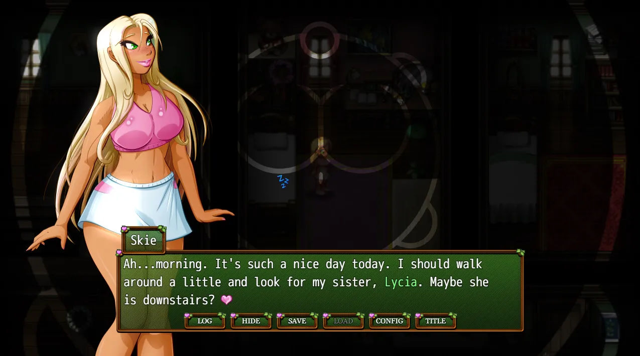 Skie’s Inflatable Adventures gameplay screenshot 2 (RPGM adult game) by Skie Maree – free download
