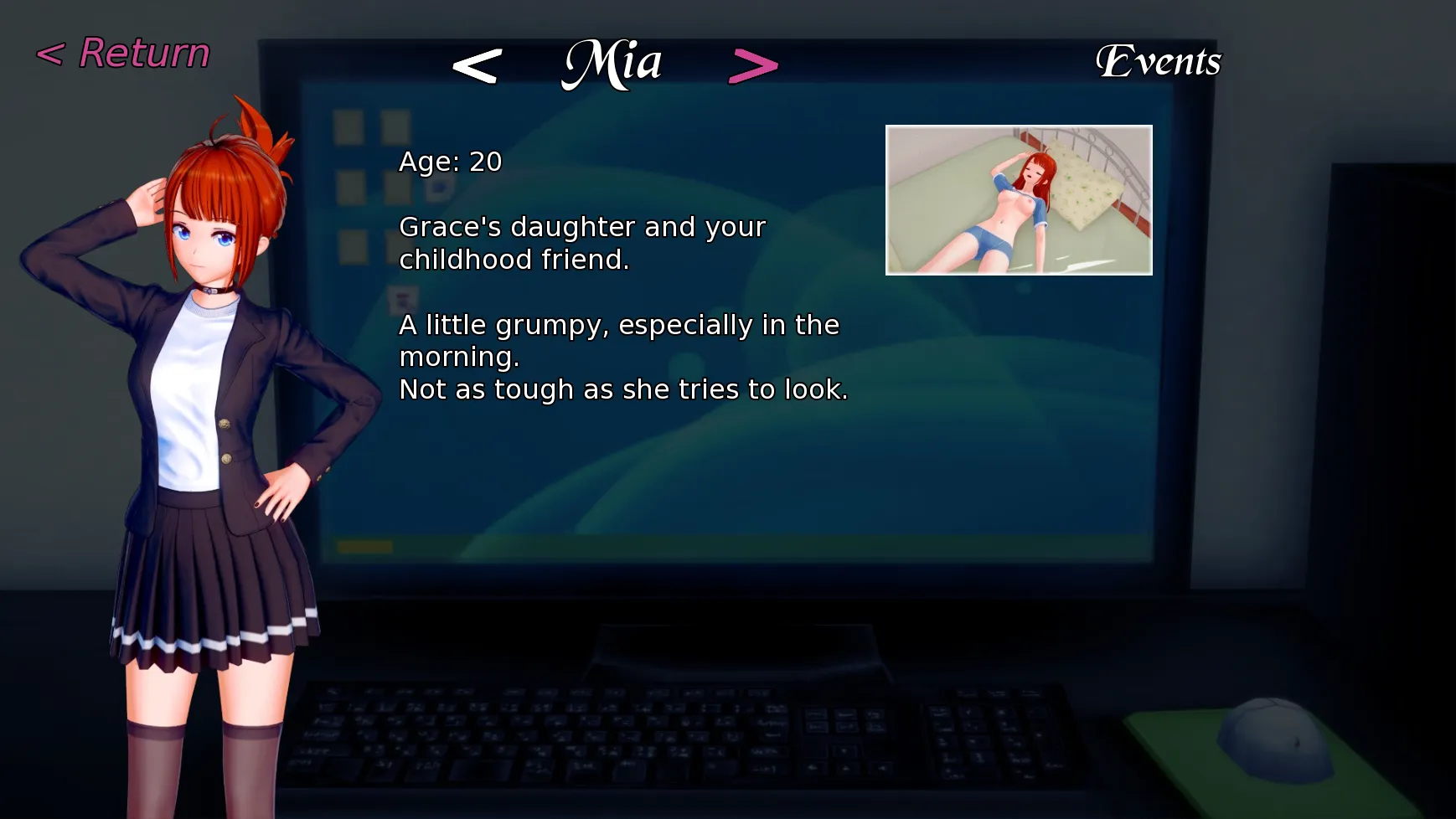 Garden of Venus gameplay screenshot 3 (Ren'Py adult game) by OnionCuttingNinja – free download