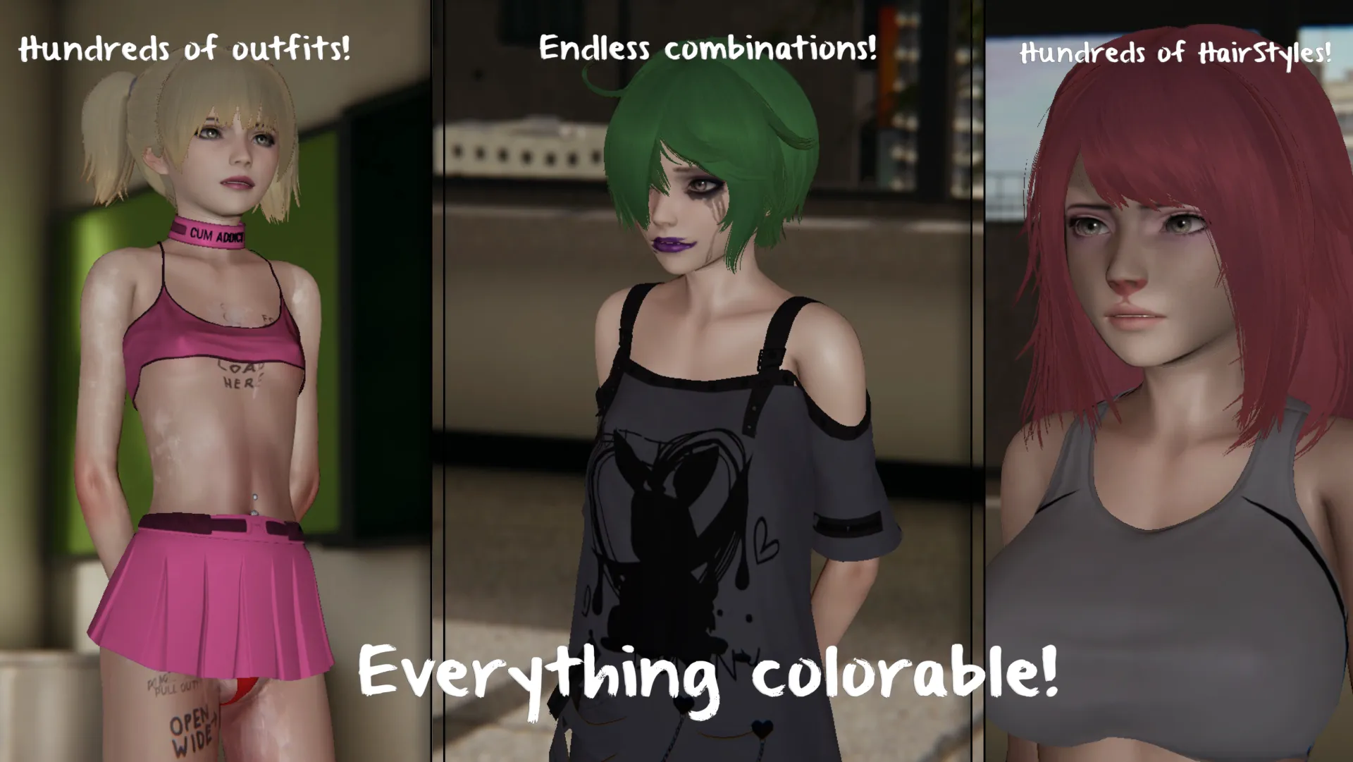 Public Sex Life H gameplay screenshot 2 (Unity adult game) by ParadiceZone – free download