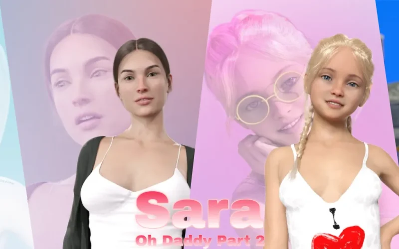 Sara – Oh Daddy Part 2 cover 0.9 – Ren'Py adult game by Nightaku free download