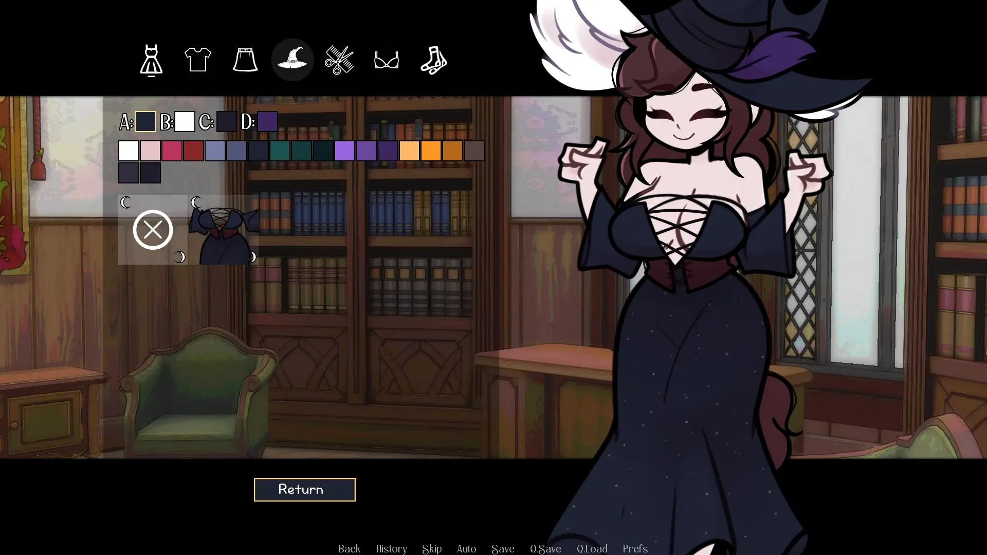 Maeve’s Academy gameplay screenshot 8 (Ren'Py adult game) by Hatchet Games – free download