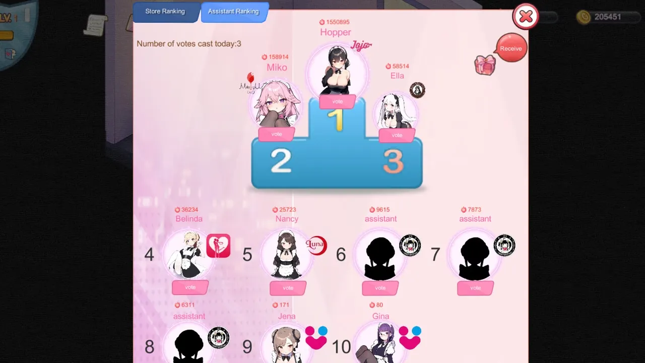 BM Love Cafe gameplay screenshot 1 (Unity adult game) by zzzgame – free download