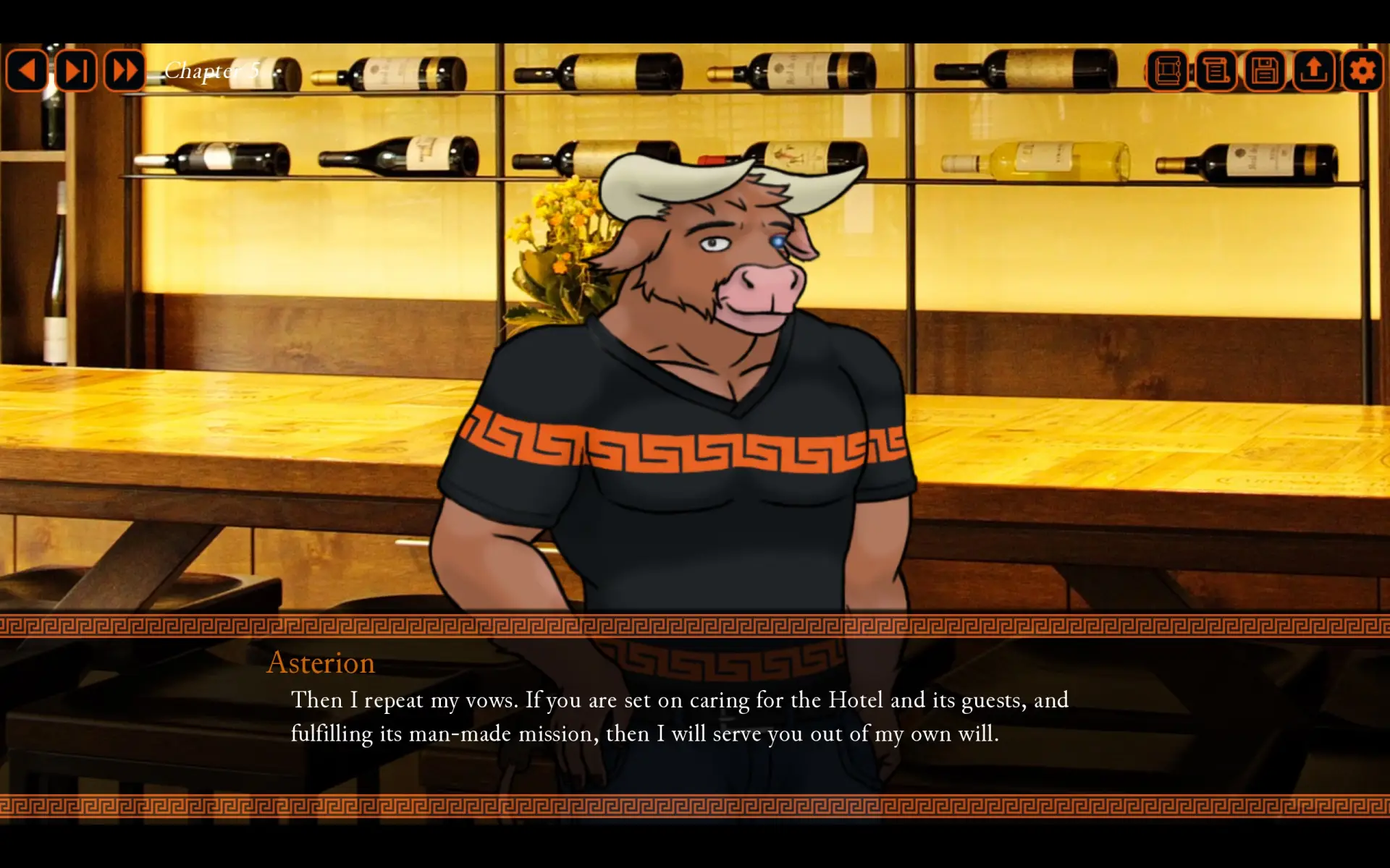 Minotaur Hotel gameplay screenshot 3 (Ren'Py adult game) by MinoHotel – free download
