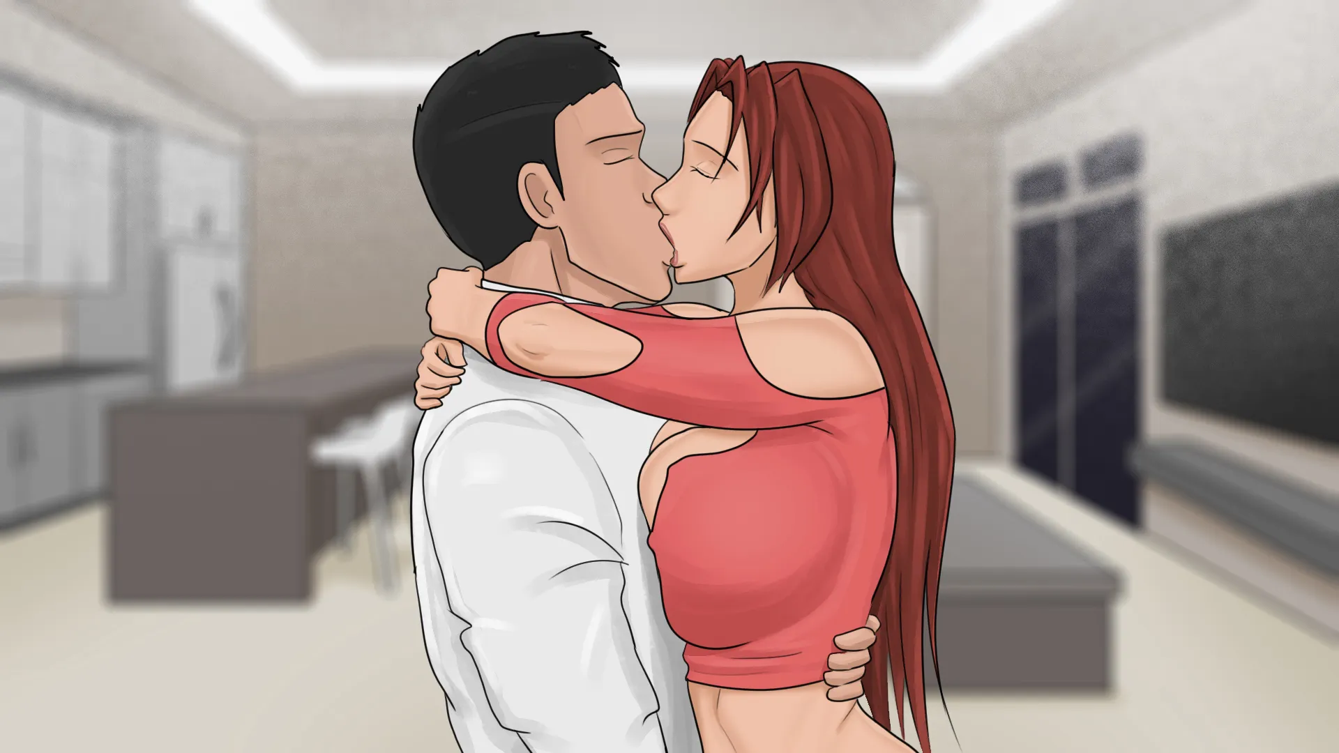 Eva’s Ecstasy gameplay screenshot 2 (Ren'Py adult game) by GilgaGames – free download