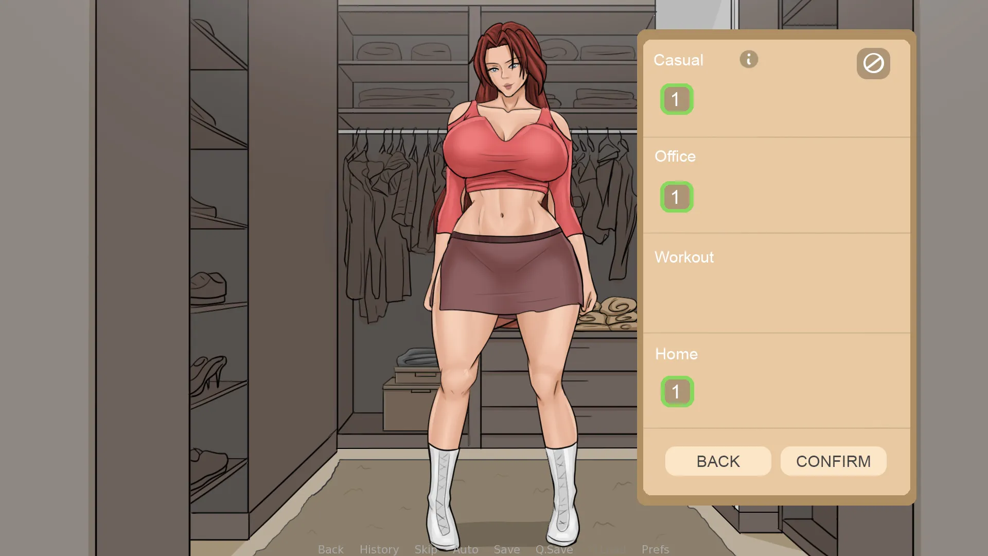 Eva’s Ecstasy gameplay screenshot 10 (Ren'Py adult game) by GilgaGames – free download