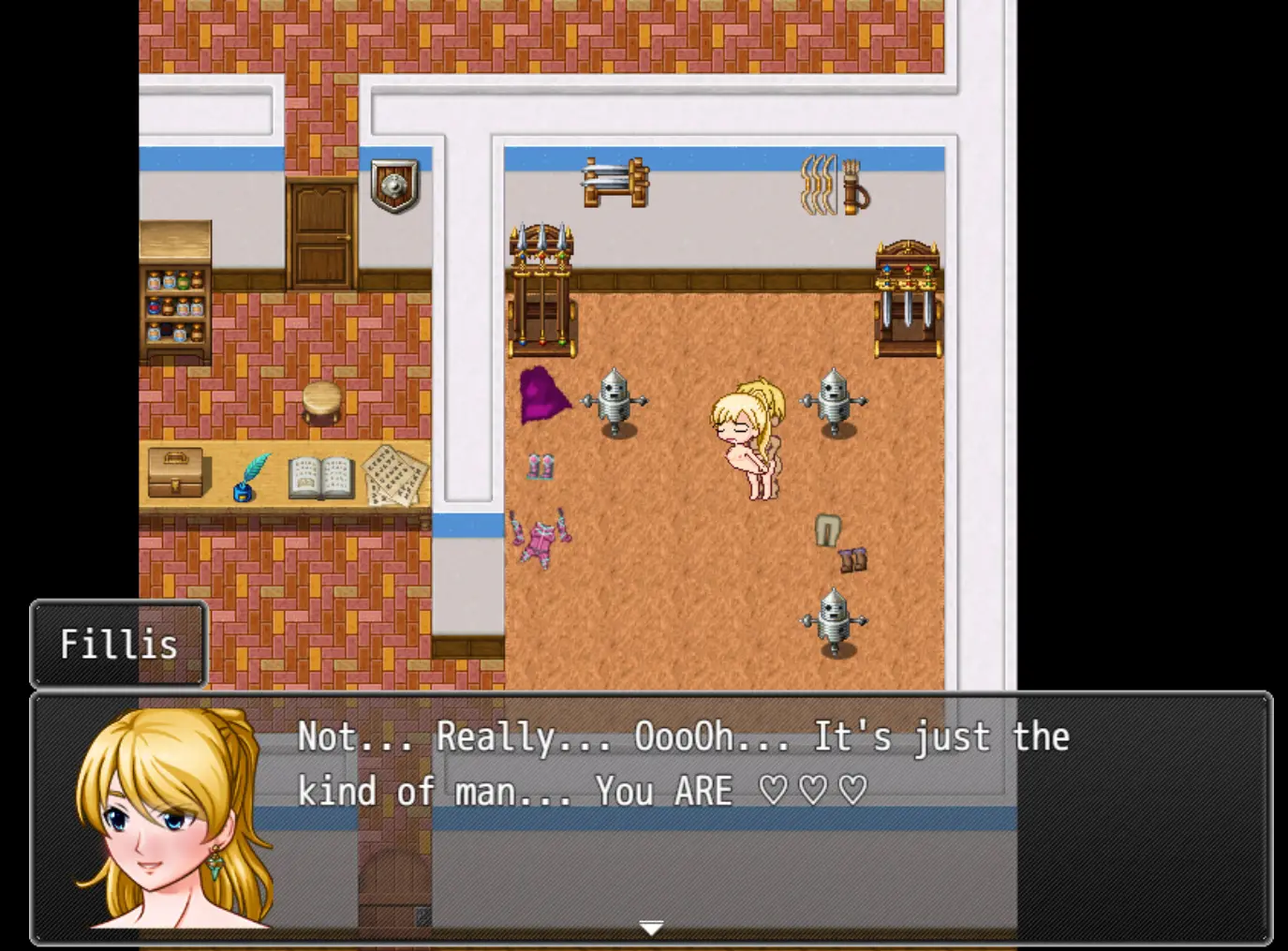 Adventuring with Belfast in Another World gameplay screenshot 9 (RPGM adult game) by Templar Studios – free download