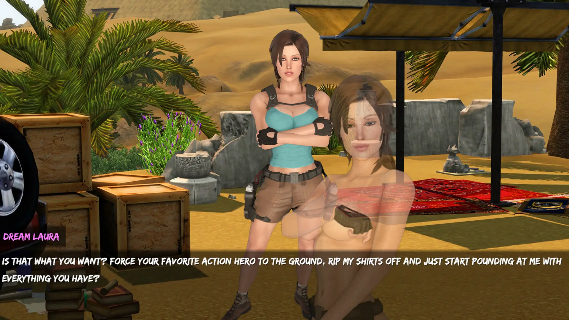 HaremCards gameplay screenshot 2 (RPGM adult game) by Pink Palm Production – free download