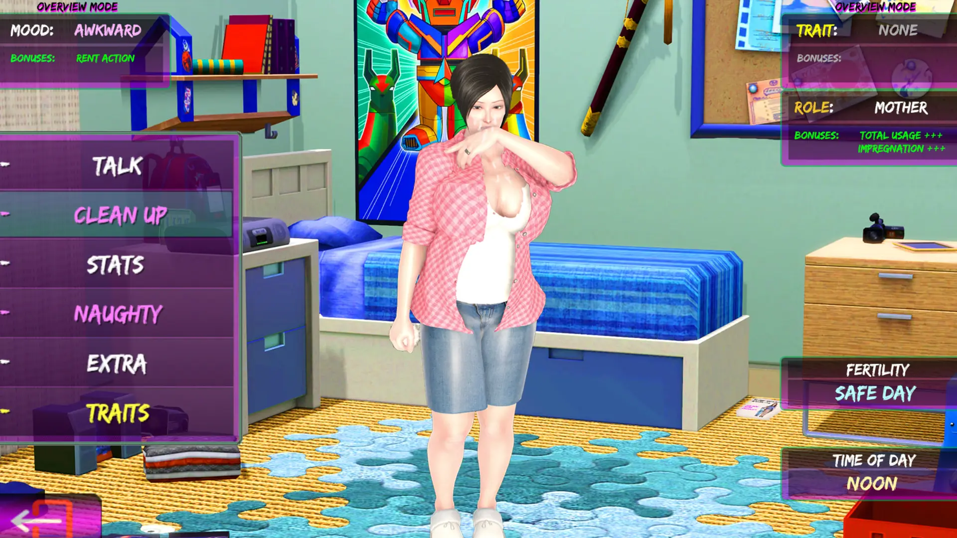 HaremCards gameplay screenshot 7 (RPGM adult game) by Pink Palm Production – free download