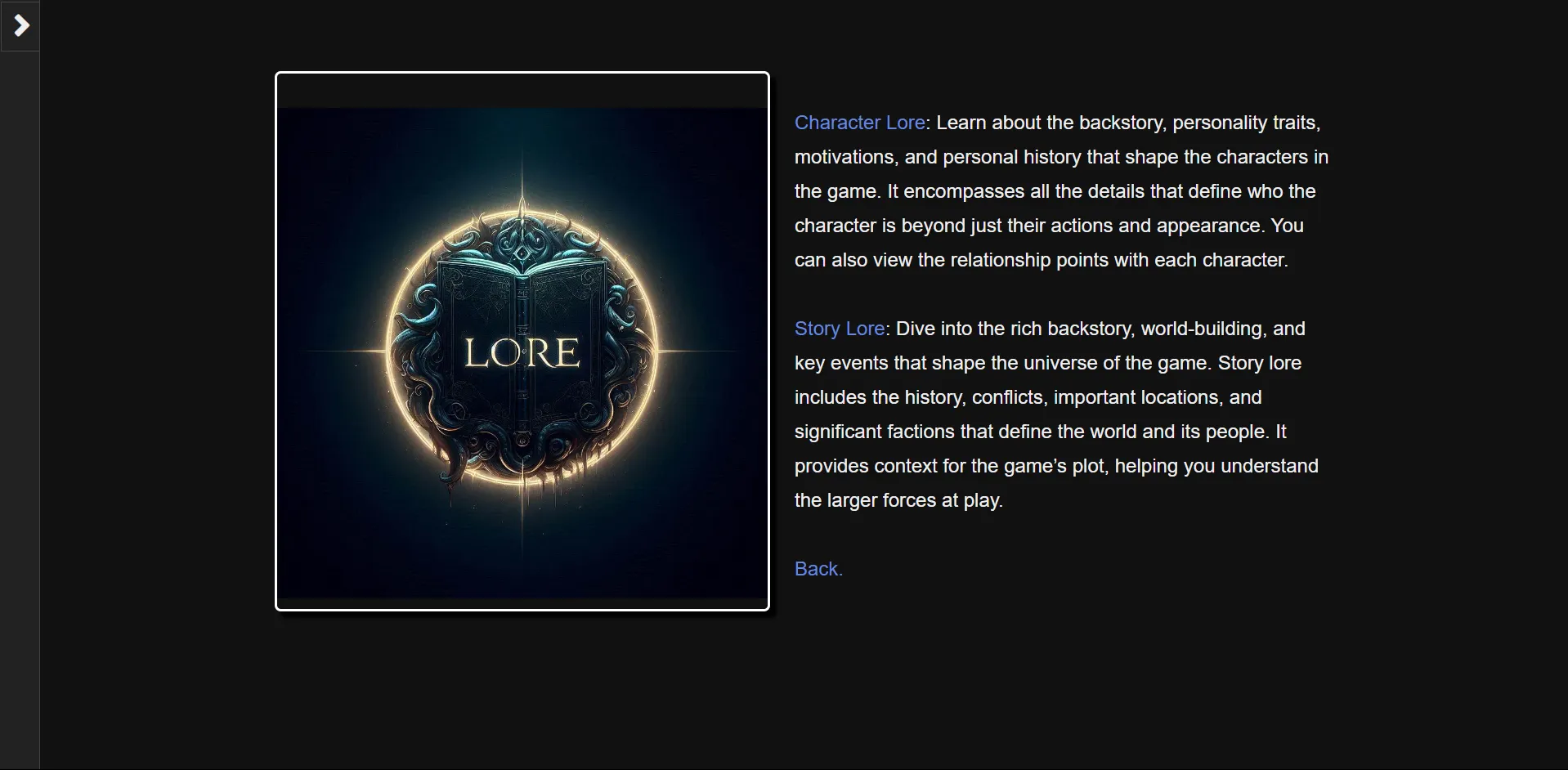 Arcane Revelations gameplay screenshot 9 (HTML adult game) by Cyaneuz – free download