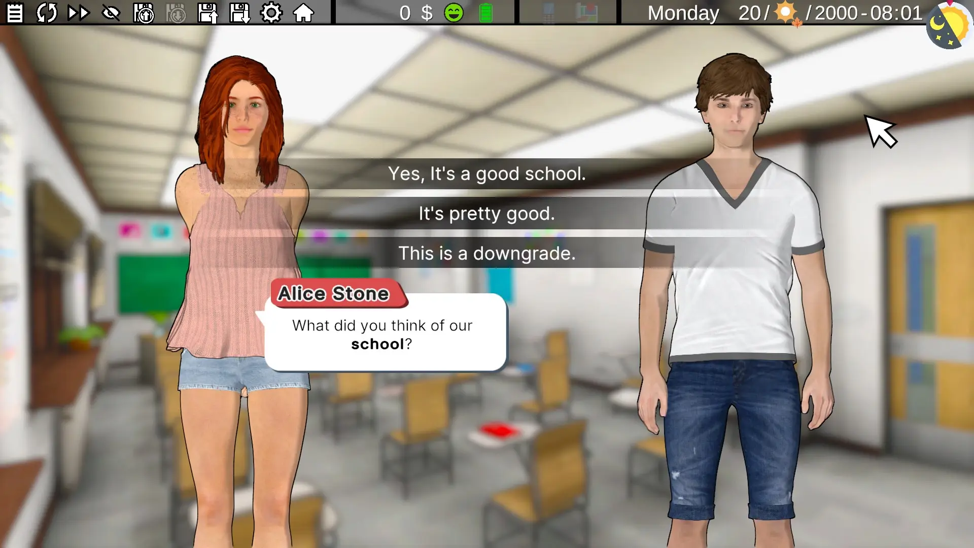 Heartstrings gameplay screenshot 1 (Unity adult game) by Alien Cat Games – free download