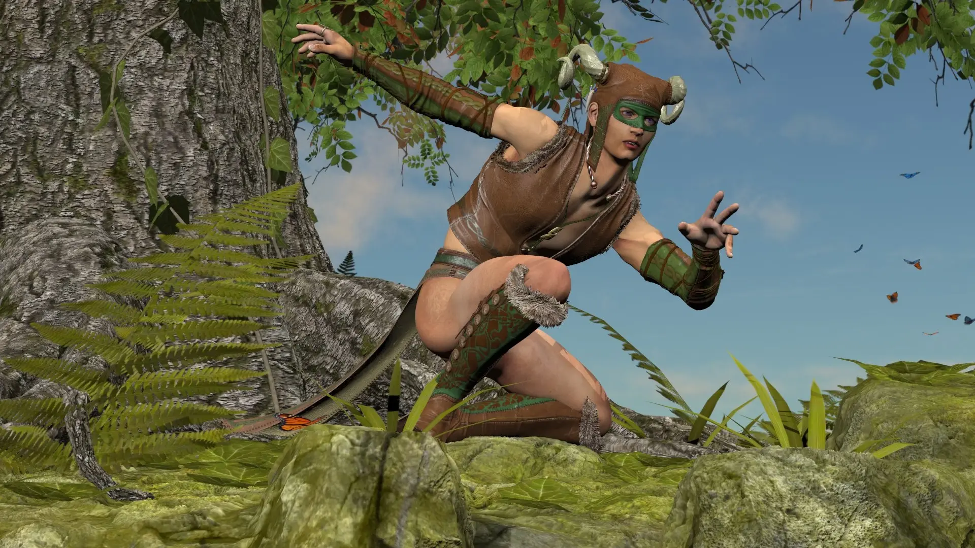 Heroes of Celtica: Dark Druid gameplay screenshot 1 (Ren'Py adult game) by Slamjax – free download