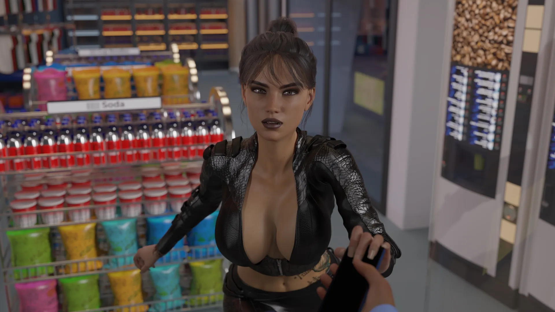 Lustful Heist gameplay screenshot 6 (Ren'Py adult game) by Sensi Games – free download