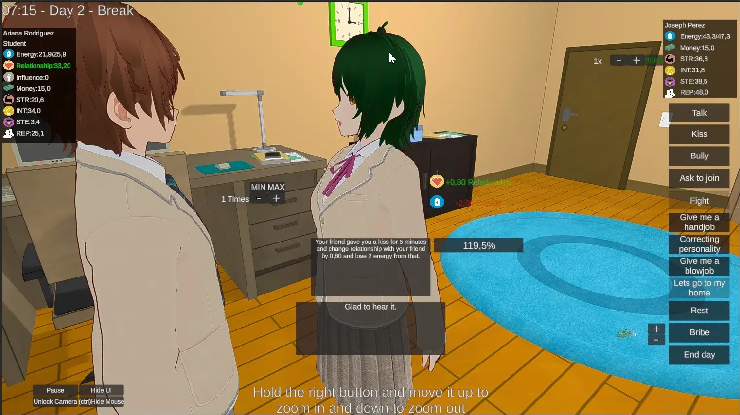 King of the School gameplay screenshot 2 (Unity adult game) by Azteca – free download